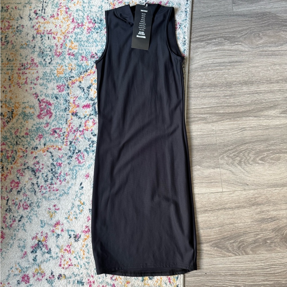 Blackmilk High Neck Matte Dress - LIMITED